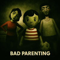 Haunting imagery of Bad Parenting